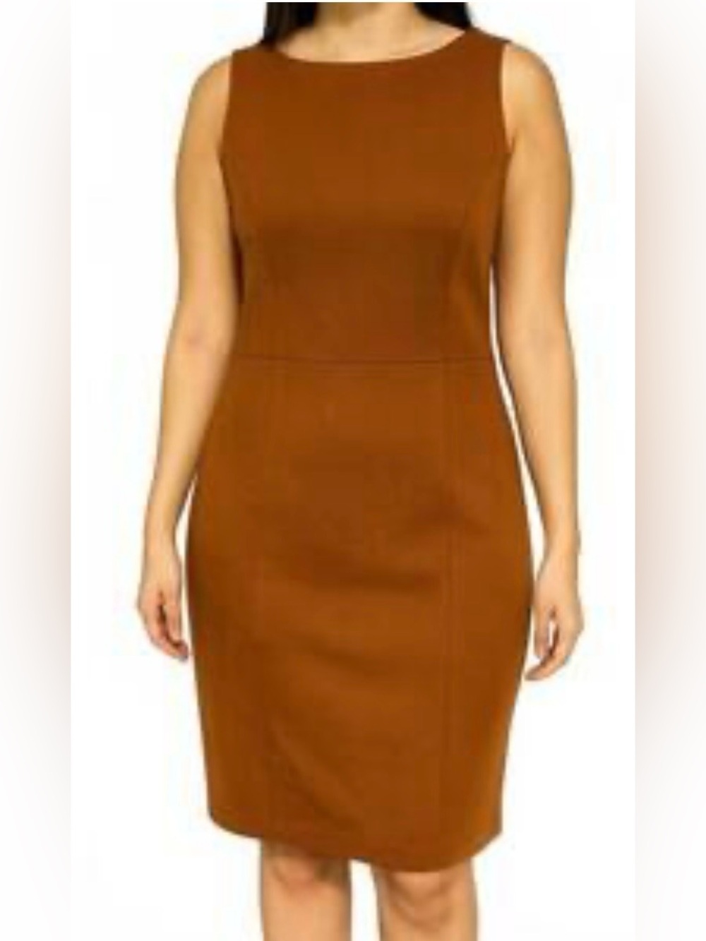 NWT Premise Sleeveless Midi Dress in Rust